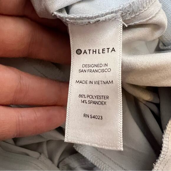 Athleta tribeca cropped pants grey sz 10 - Picture 10 of 11